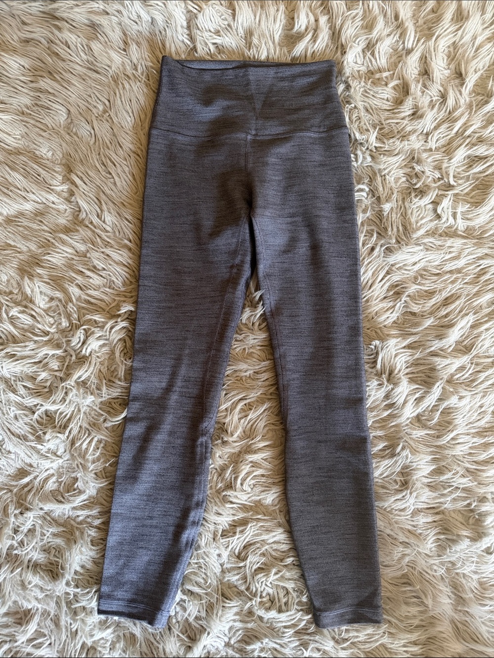 lululemon athletica Heathered Gray High-Waist Leggings